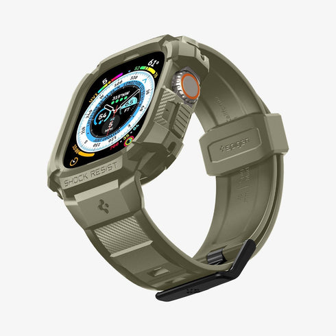 ACS05460 - Apple Watch Series (Apple Watch (49mm)) in matte black showing the front